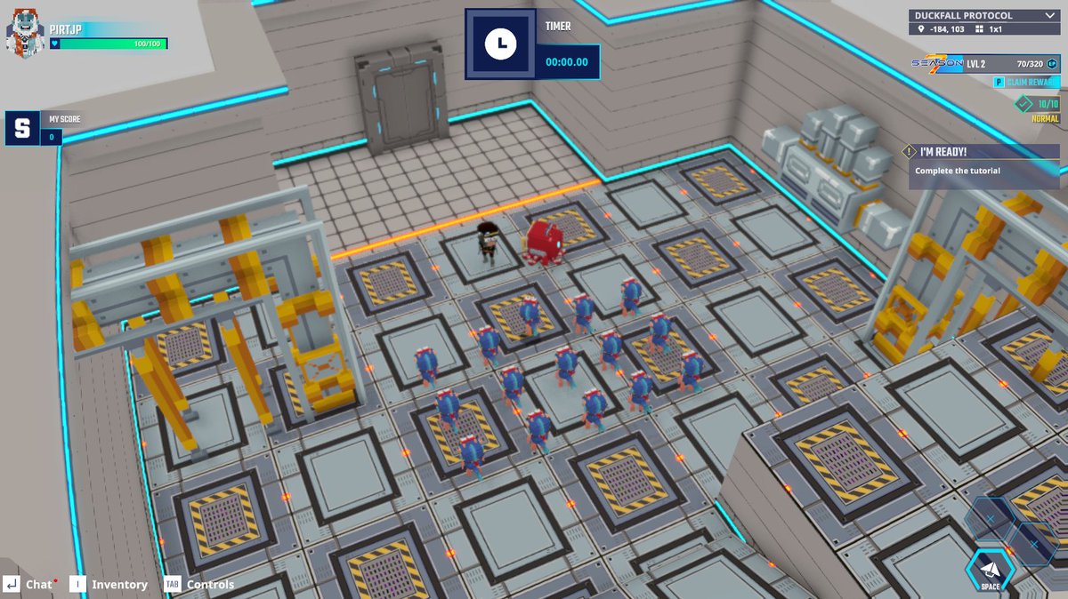 pirt3000's tweet photo. Before everything goes to quack… tutorial zone selfie secured in The Sandbox Season 7. @TheSandboxGame  https://t.co/aWknuPovB0 #Season7 https://t.co/4Rr5yQJBxZ