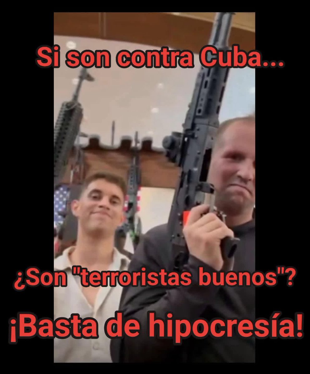 GHNordelo5's tweet photo. Es hora de que las autoridades de #USA se definan: ¿Con el terrorismo, o contra el terrorismo?
#Cuba #CDRCuba #StopTerrorism #BastaDeHipocresía https://t.co/SNmuE2WrXG