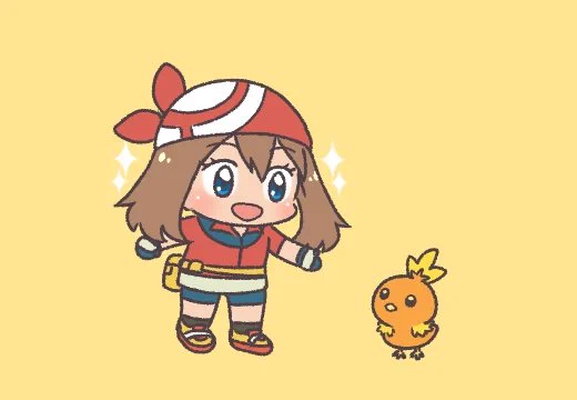 ポケモン30周年おめでとう ハルカ&アチャモが私の原点です #ポケモン30周年   #ポケモンデー