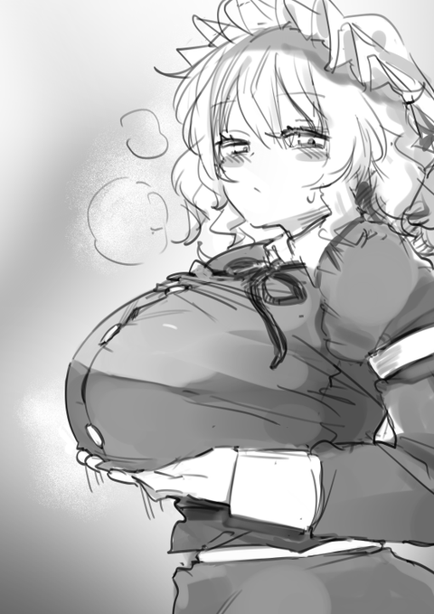 あの今流行りの爆乳メリーをかきました!! 