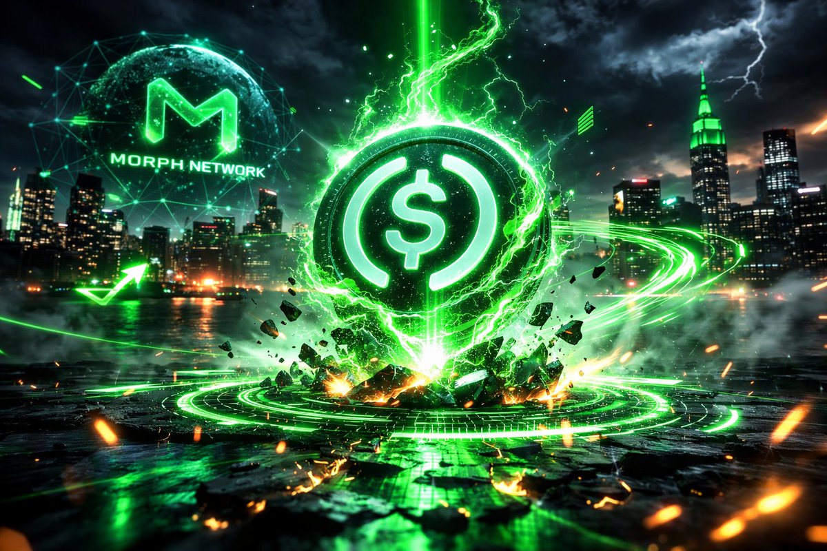 Sojol124's tweet image. Strong combo here: Morph delivers the blockchain rails, and USDC delivers the trusted digital dollar.

Together? On-chain money that’s actually seamless, stable, and easy to use. 🚀

#MorphUSDC