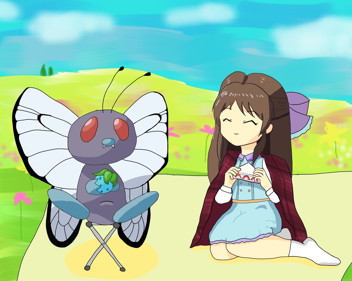 ポケモン30周年ということでありすと最推しバタフリー！！