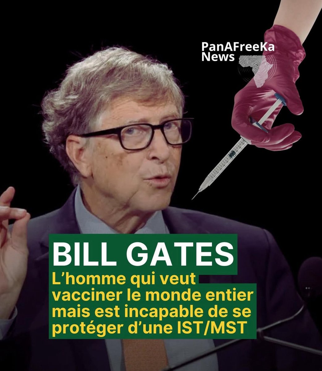 Ça vient un peu, un peu… Après avoir nié, le sociopathe Bill Syphilis Gates admet avoir couché avec des russes. Il me tarde de voir ce type derrière les barreaux.