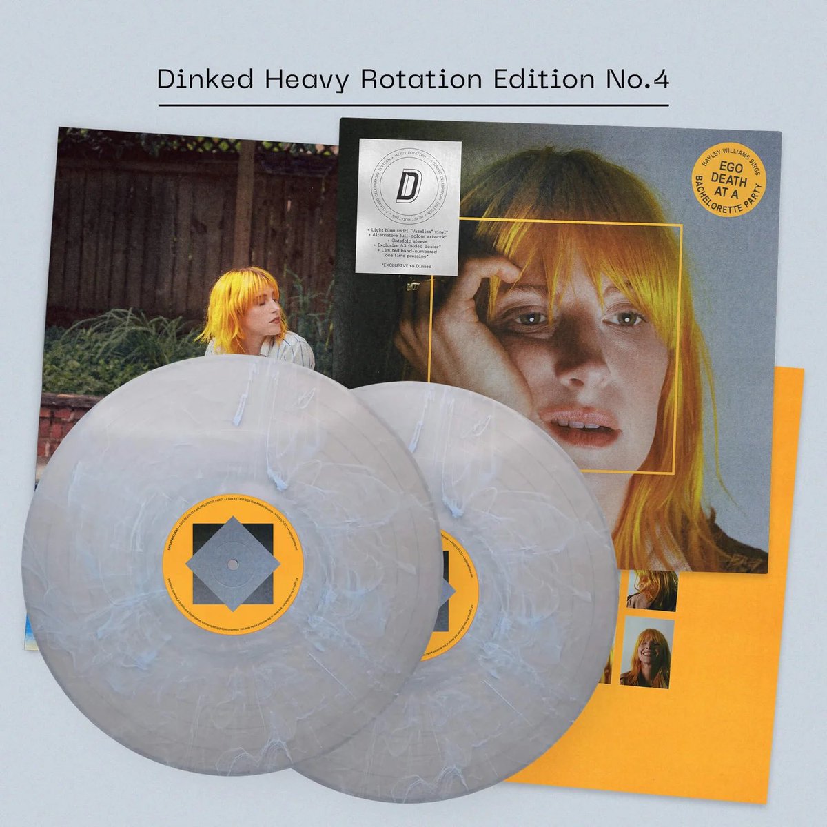 🚨 NOTICIA: una nueva edición del vinilo de ‘EDAABP’ acaba de salir a la venta a través de <a href="/dinkededition/">DINKED</a>. Esta edición cuenta con la portada A COLOR y un póster de una foto nunca antes vista. La versión del vinilo se llama ‘Vasalisa’ inspirado en la canción ‘Negative Self Talk’.