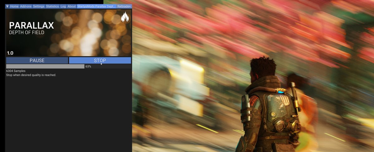 What's that? A new toy to play with in the upcoming Parallax Depth of Field addon? 🙌

#ReShade #VirtualPhotography #MartysMods
