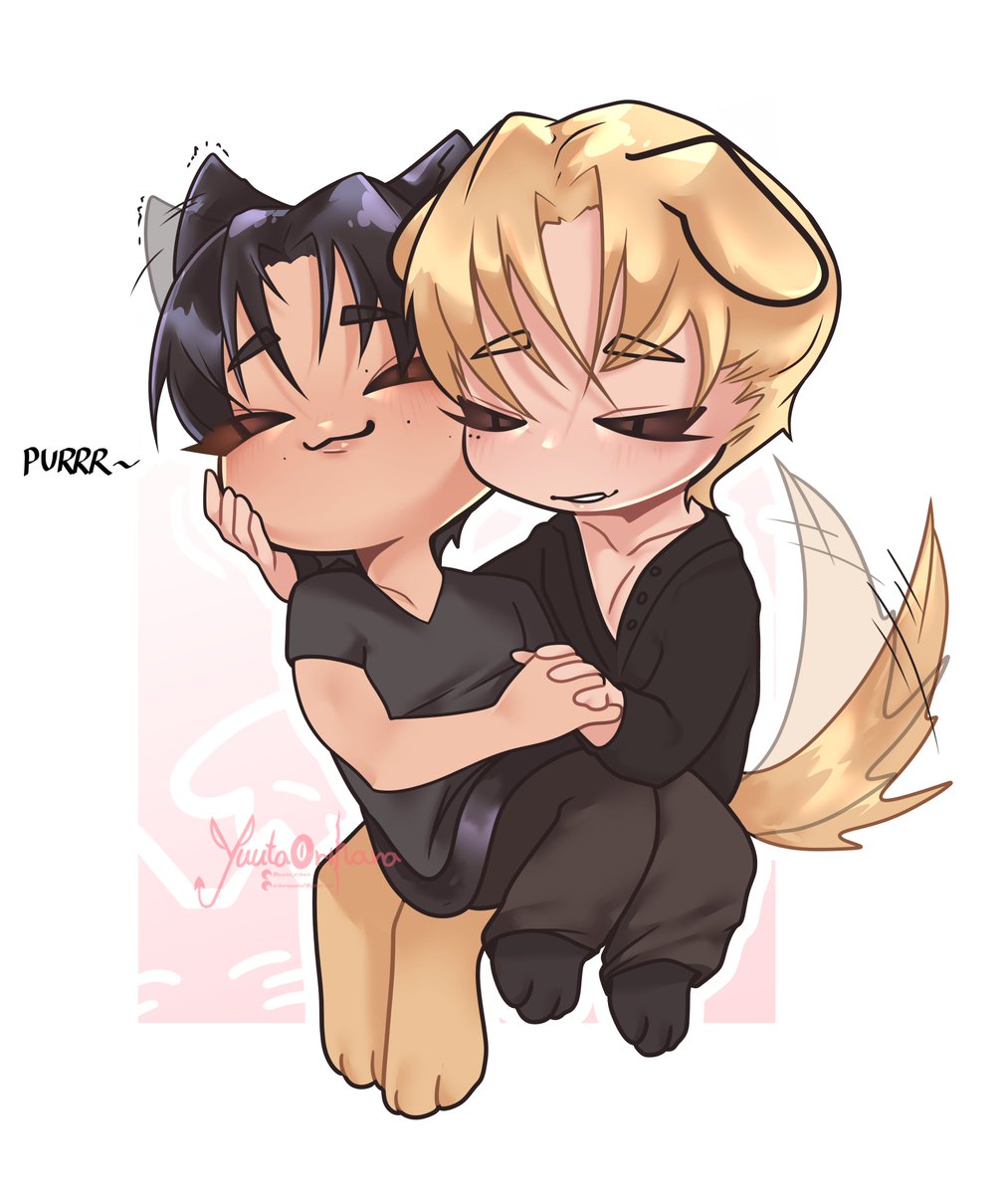 HanaOzai's tweet photo. 🐱🐶

For my dearest husband @Cursed_Nymph https://t.co/vPTUnV4emE