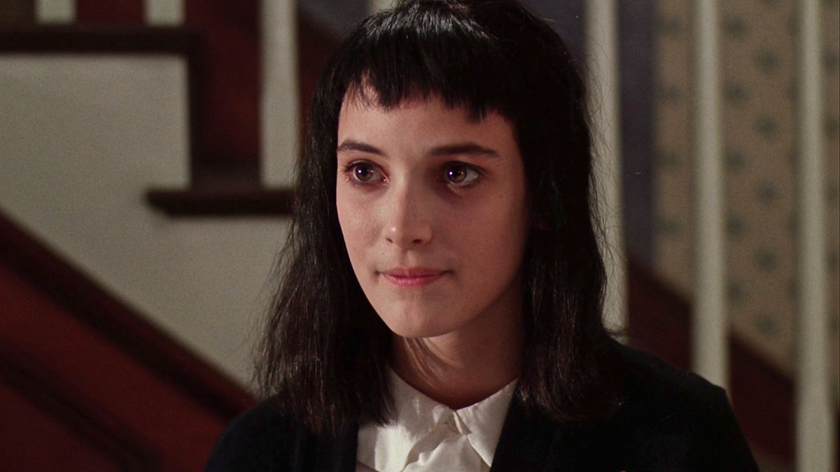 gilmxres's tweet image. oh winona ryder as lydia deetz in beetlejuice (1988) you will always be famous