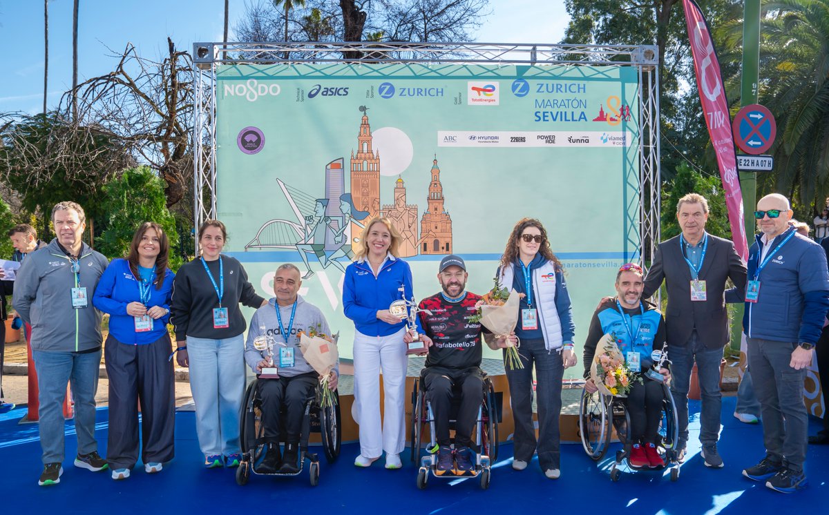 MaratonSevilla's tweet photo. 📸Premiación / Awards Ceremony 2026 gallery  #ZurichMaratónSevilla26 https://t.co/sXfDISe60i https://t.co/YkSGywVf1L