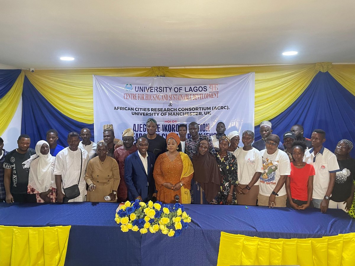 Naijafed's tweet photo. Ajegunle Ikorodu Action Research on Climate Resilience Project: A stakeholders’ consultation forum was held at the Aboyi-Ketu LCDA Secretariat, with the Executive Chairman of the LCDA serving as the Chief Host of the event. https://t.co/AcRk941igq