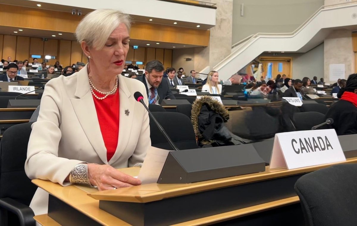 Today, Canada delivered its national statement at the UN Human Rights ...