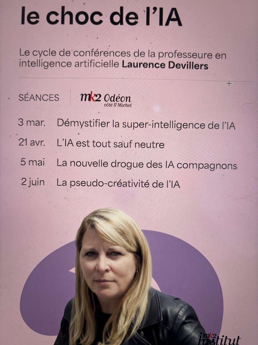 Laurence Devillers tweet media