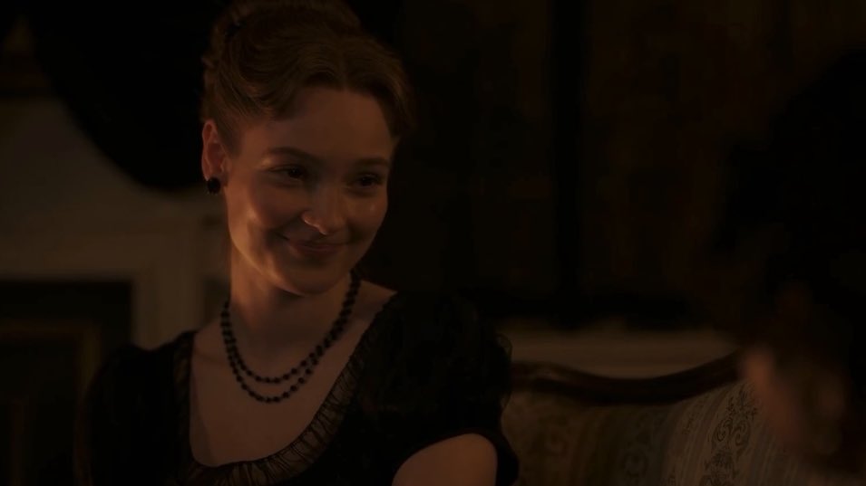 srgxwat's tweet photo. This is where michaela realised she's falling in love #franchaela #francesca #bridgerton https://t.co/vGPrO2E4mI