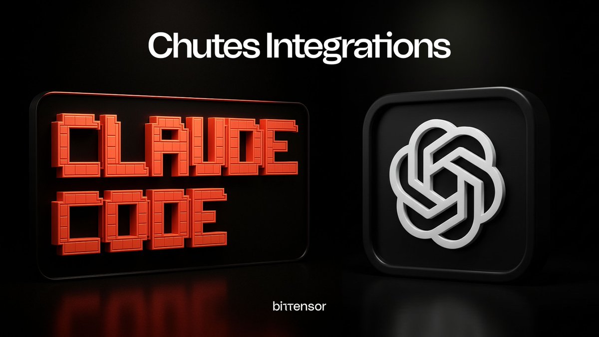 Using Claude Code or Codex? You don't need to pay Anthropic/OpenAI pricing for it.

One command. Chutes becomes your inference backend. 60+ open source models. Same interface.

Claude Code:
curl -s -LO chutes.ai/chutes_claude_…; bash ./chutes_claude_code_env.sh

Codex:
curl -s -LO