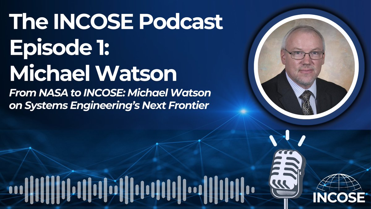 The official #INCOSE #podcast! 🎙️ In Episode 1, we sit down with President, Michael D. Watson, to discuss his 30-year #NASA career and the future of #SystemsEngineering. Special thanks to Weber State University! Spotify: bit.ly/46suFOx YouTube: bit.ly/40xMVT6