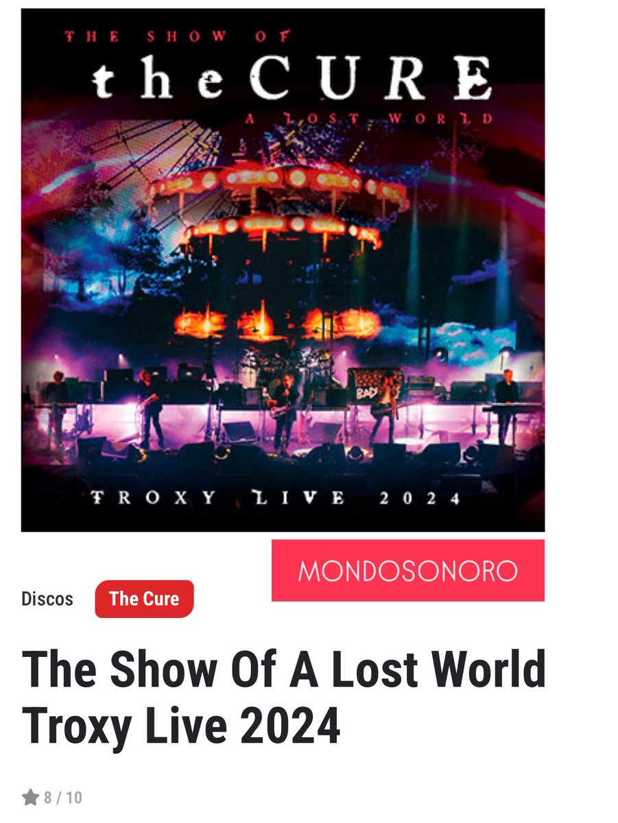 HispaCure. The Cure España - The Cure Spain ®️ tweet media