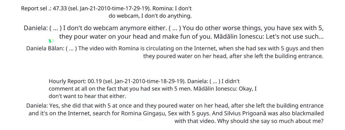 iosefinapascal's tweet photo. EXCLUSIVE: The past that Piero Ferrari’s wife, Romina Gingasu, tried to bury with huge amounts of money reveals a very troubling story

In January 2010, when Romina was only 17, a Romanian TV station had on-air discussions about a leaked amateur sex video. A former friend of Romina’s, Daniela Bălan, who was dating Romina’s ex, alleged that Romina had sex with five men, followed by them “throwing water” on her head in the stairwell of a Bucharest apartment block after leaving the scene. 

The clip was allegedly circulated online under titles like “Romina Gingasu – sex cu 5 băieți”. Apparently, Romina dated Silvius Prigoană (a well known dandy in the Bucharest highlife) and he was reportedly blackmailed with that tape at the time.

Romina made multiple TV appearances that turned into full scandals, with family drama tied to footballer circles and accusations of materialism and publicity-seeking. Again, while being a minor, Romina was bragging about dating a Romanian footballer, Victor Ropotan, who denied everything and said he only saw her scouting for men in clubs in Bucharest but had nothing to do with “this materialistic and attention seeking child”. 
 
This is the same person who attacked conservative candidates in Romania’s presidential elections and used her high-level connections in Brussels, Davos, TikTok offices and even US intelligence circles to campaign aggressively in favor of Nicușor Dan.