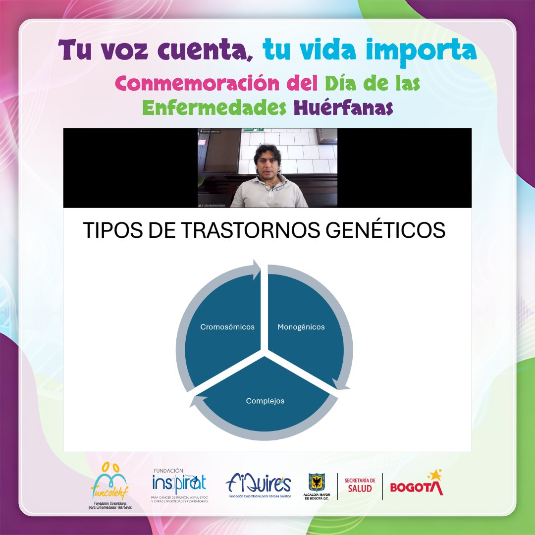 Nos acompaña el Dr. Julián Ramírez Cheyne para conversar sobre #EnfermedadesHuérfanas y genética
Destaca que las pruebas diagnósticas varían según cada condición, por lo que es fundamental realizar una evaluación integral y personalizada

#EnVivo facebook.com/share/v/1ASNAA…