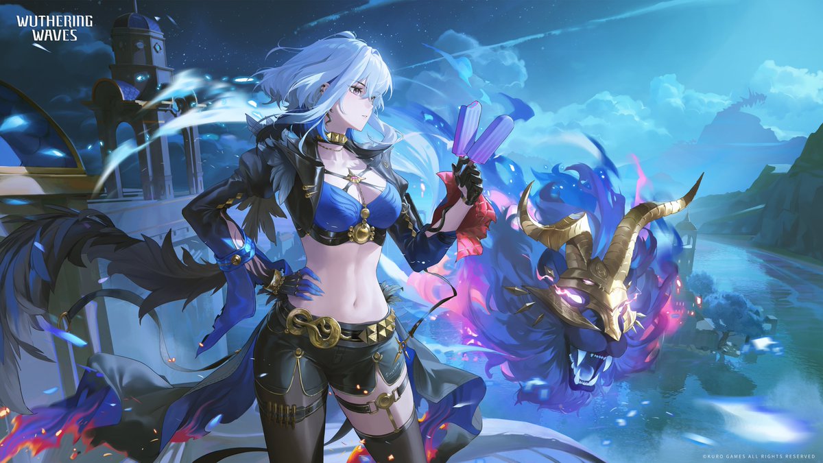 My work rate's improved a lot since joining the Black Shores. Tonight's hunt is done—time to treat myself to some ice lollies.

#WutheringWaves
#Galbrena