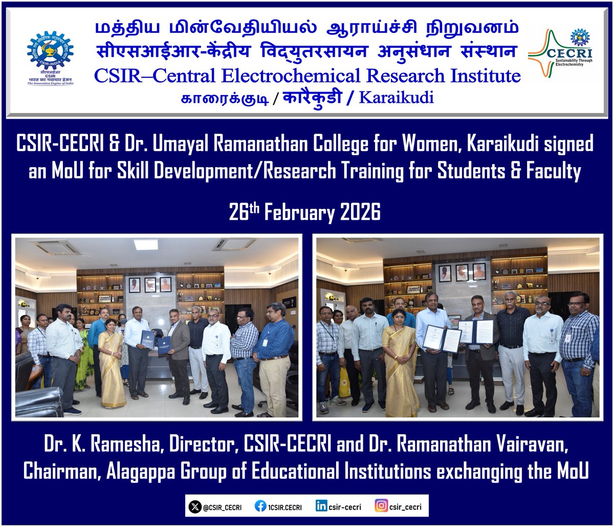 CSIR-CECRI tweet media