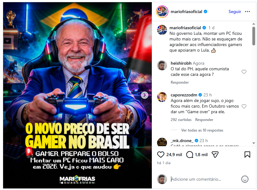 César Augusto macedo tweet media