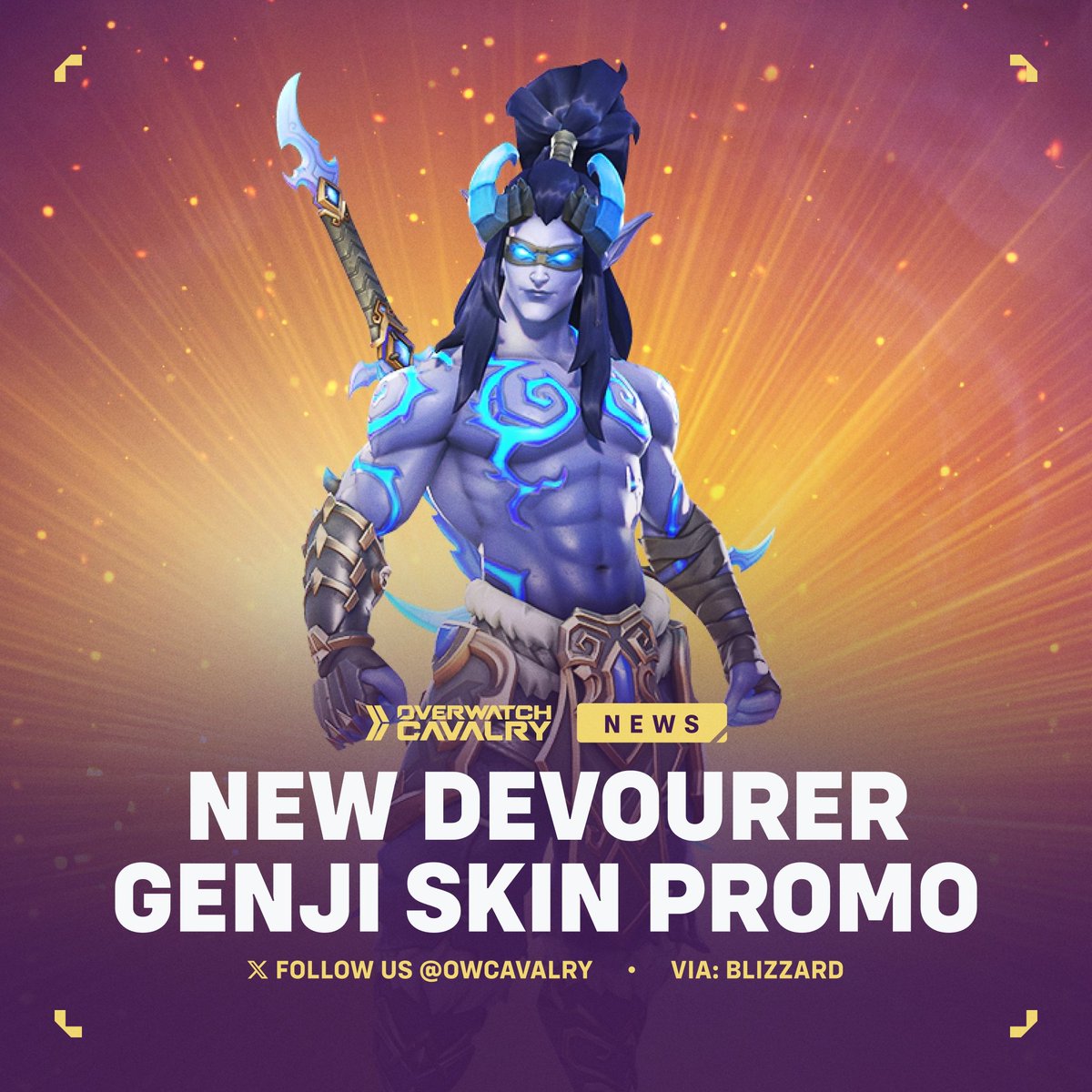 Gengi getting blue eyes before WoW demon hunters is wild.