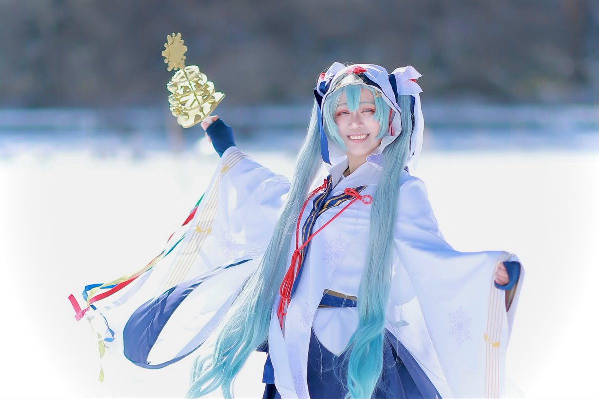 Cosplay / コスプレ】 SNOW MIKU2018❄️ 雪ミク2018タンチョウ巫女ver