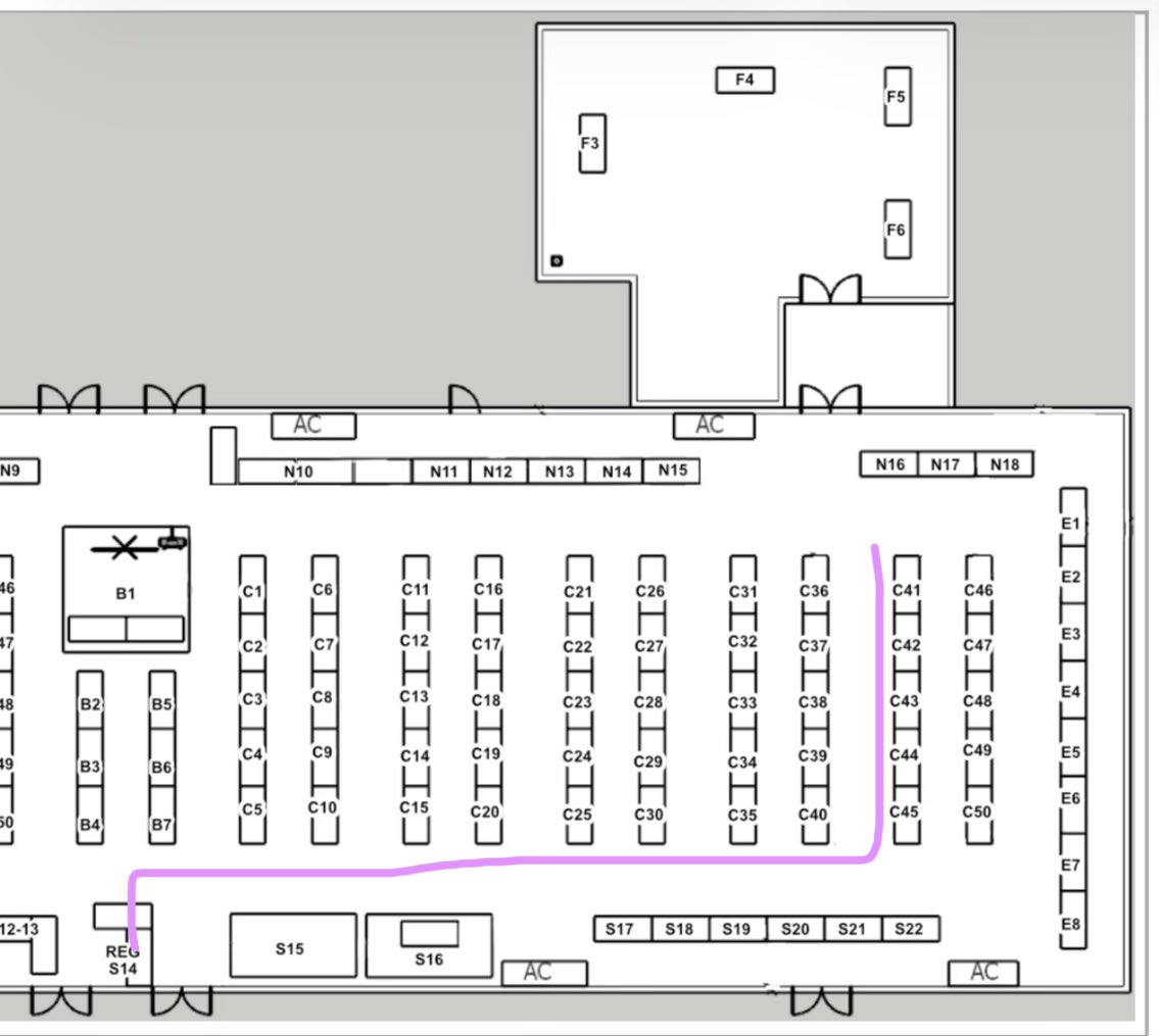 elybunbun's tweet photo. Table N16 sa entrance ng Food stall area https://t.co/RTmrsiAoyJ