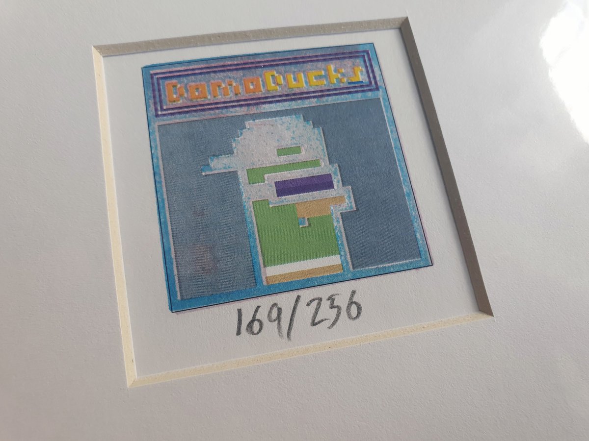 <a href="/DomoDucks/">DomoDucks</a> Guys, I've received my Indelibly book 169/256 and I absolutely love it! So many details and beautiful colours in this stamp masterpiece 👌 I also love the Domoducks cap and the physical stamp. Thank you again for this unique piece of Bitcoin art history 🙏  $Ordi