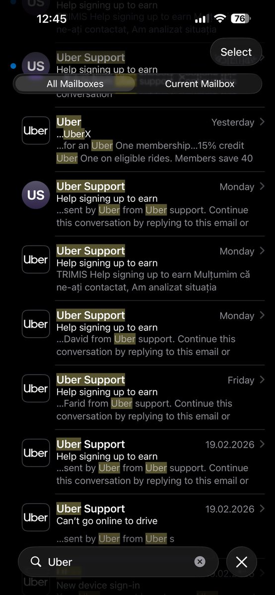 Cheregi_Cosmin's tweet photo. @Uber_Support The support in Romania doesn’t do anything, they delete all my tickets and won’t resolve my problem. https://t.co/pSyW8jOtS7