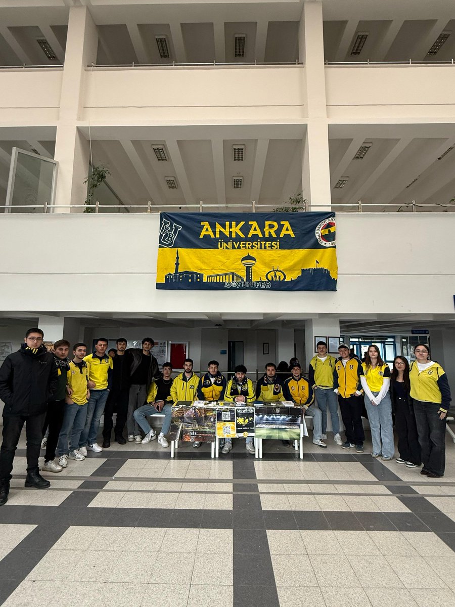 UFBAnkara's tweet photo. 1907 ÜNİFEB Ankara Üniversitesi örgütlenmesi olarak Bahar dönemi stant çalışmalarımızı 
Gölbaşı Kampüsü Hazırlık Binasında sürdürmekteyiz.Tüm Fenerbahçeli arkadaşlarımızı bekliyoruz.
#HaydiSendeGelKatılBize https://t.co/GmvEsWSf7b