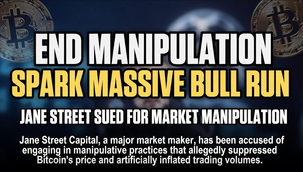 ApexWhaleNexus's tweet photo. FINALLY: Jane Street Lawsuit Could END MANIPULATION and SPARK MASSIVE BTC BULL RUN 1/6

Terraform suit alleges insider trading + Terra $40B CRASH acceleration

X account deleted = PRESSURE OFF?

Don't trade headlines — but SPREAD REGIME

Reply: what metric proves CLEANER market? https://t.co/ghuUykMa3n