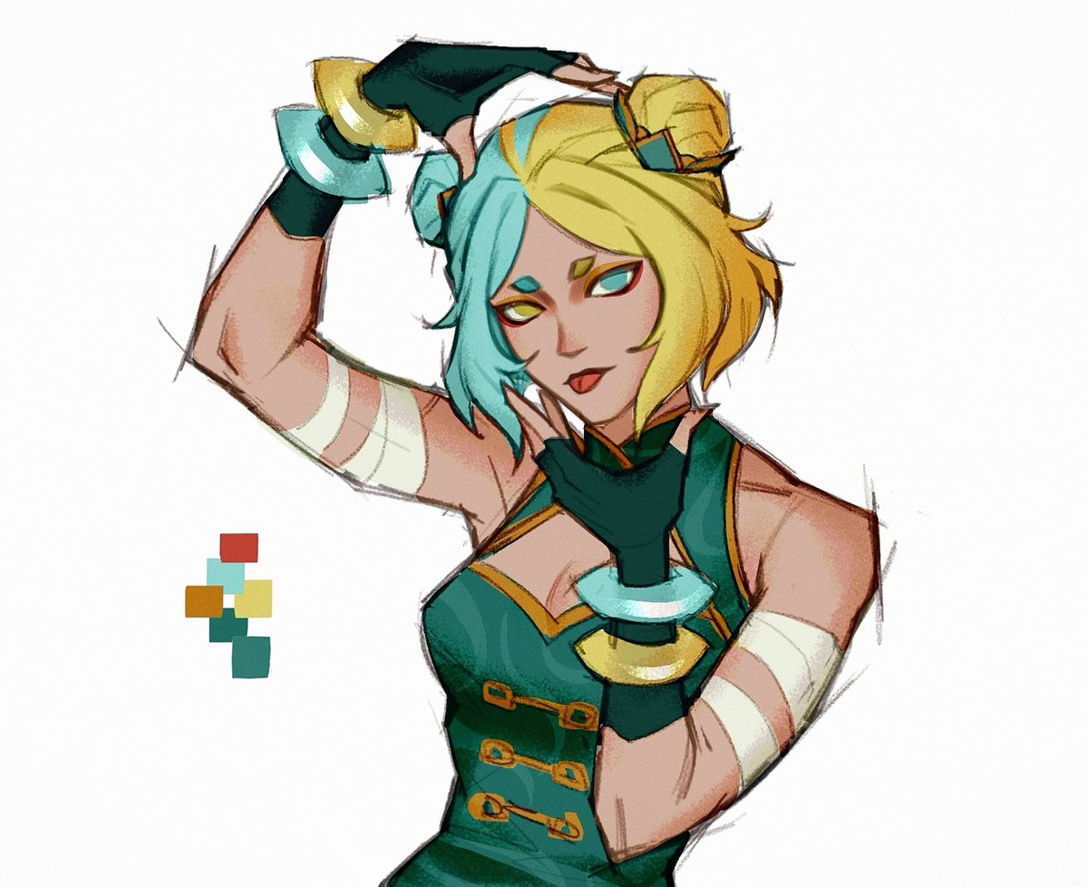 看到關鍵字所以就畫了
我是沒有原則的尤娜拉愛好者