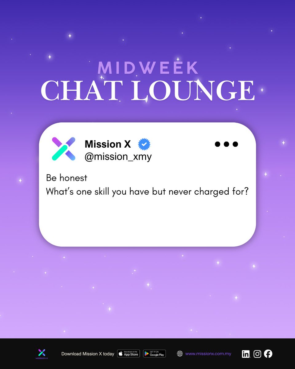 MissionXMy's tweet photo. What’s one skill you have but never monetised?

Let’s see how many hidden talents are here. https://t.co/WZgCtYufvq