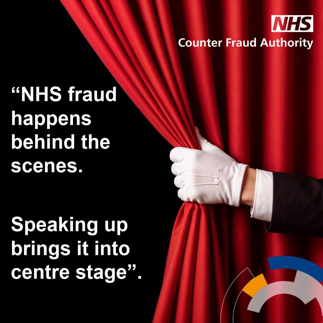 NHS Counter Fraud Authority tweet media