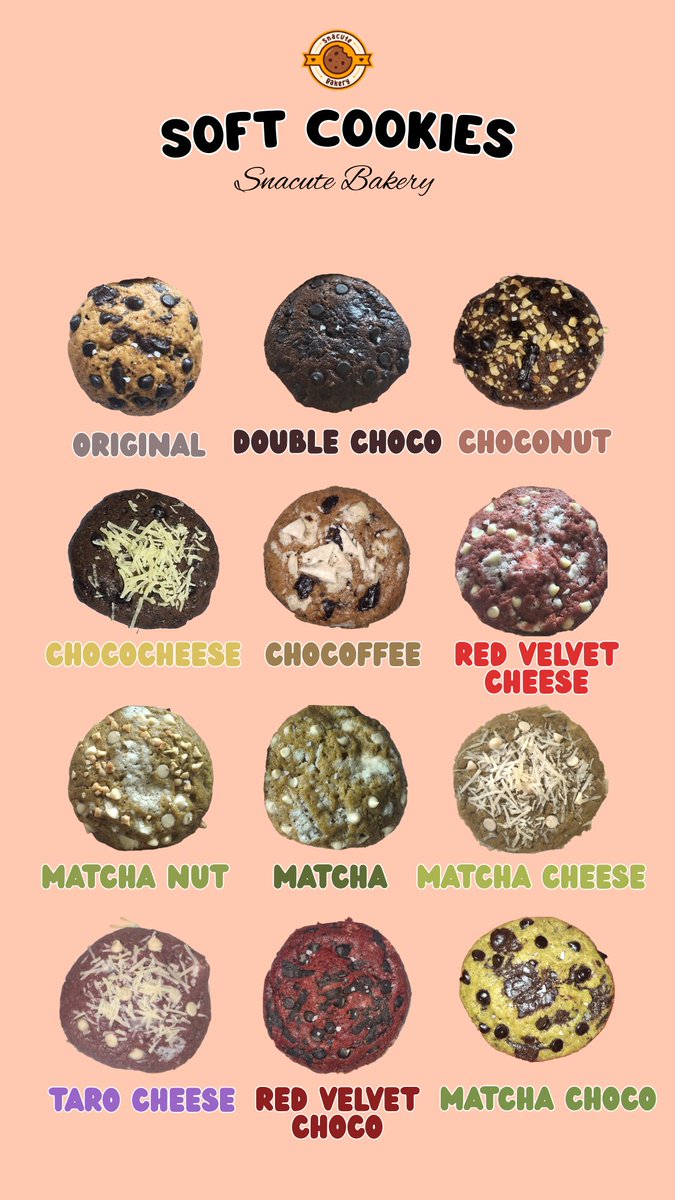 rianni29's tweet photo. haloo guys, aku baru jualan lagi nih! siapa suka soft cookies?🙋🏻‍♀️
buat yg lg bm makanan/cemilan manis cocok bgt nih~
start 8,5rban udh dapet soft cookies dengan topping se-melimpah ini🤤

bisa kirim ke seluruh Indo, via oren free ongkir + bisa COD ~ 😍

https://t.co/kSALTZQUSy https://t.co/Sknf62sYDv