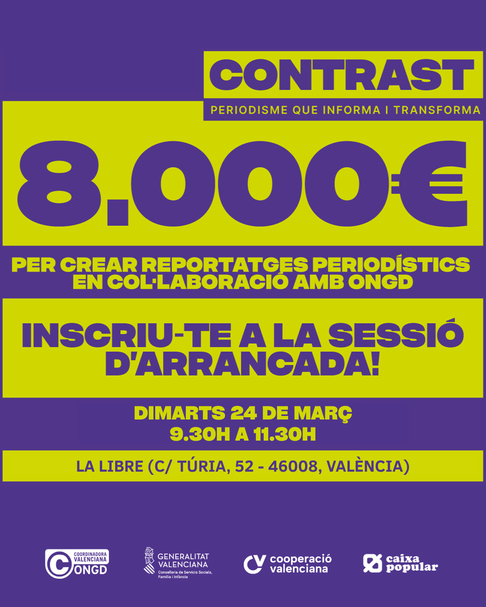 Coordinadora Valenciana de ONGD tweet media