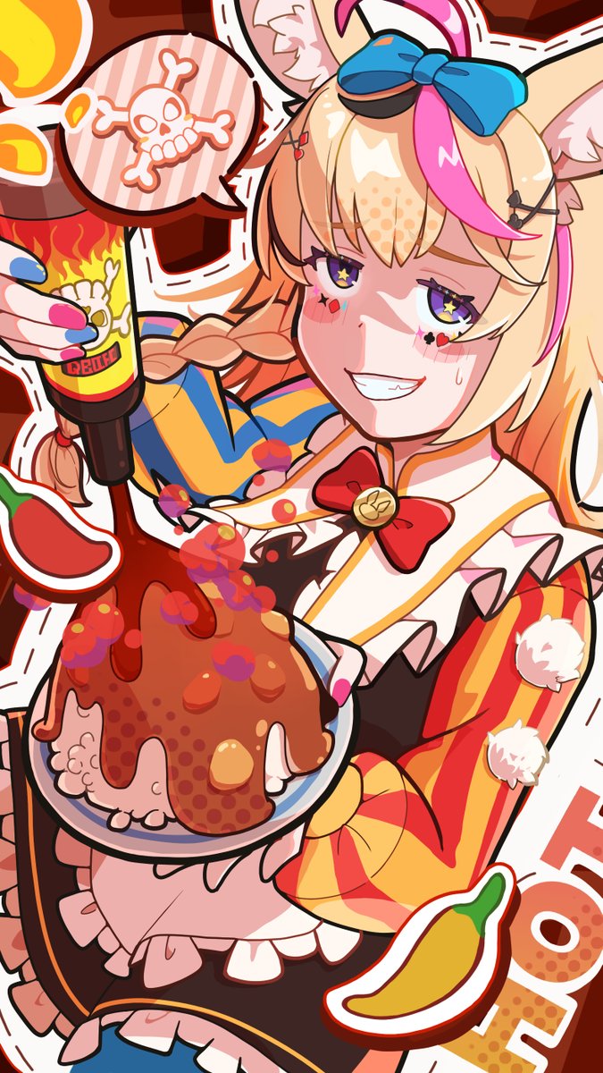 efinill's tweet photo. メイドさんポルカ
「辛いのいけるよねぇ？🔥」
#絵まる https://t.co/6P4H6EFHIJ