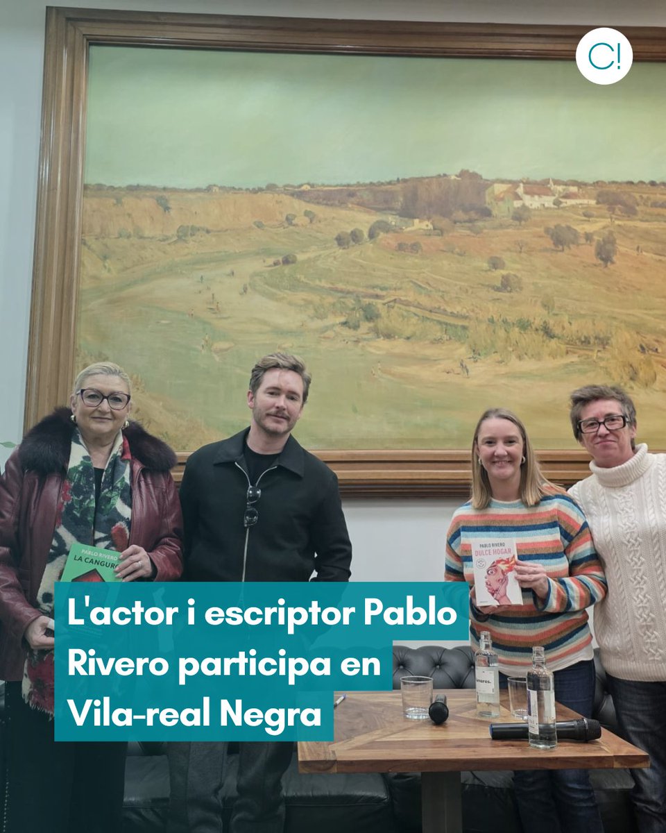 #Vila_real inaugura la 9a edició de Vila-real Negra amb la presentació de 'La canguro', de #PabloRivero, al Restaurant El Casino. L'acte, dins del circuit de #CastellóNegre, consolida l'interés de Vila-real per acostar la cultura a la població.