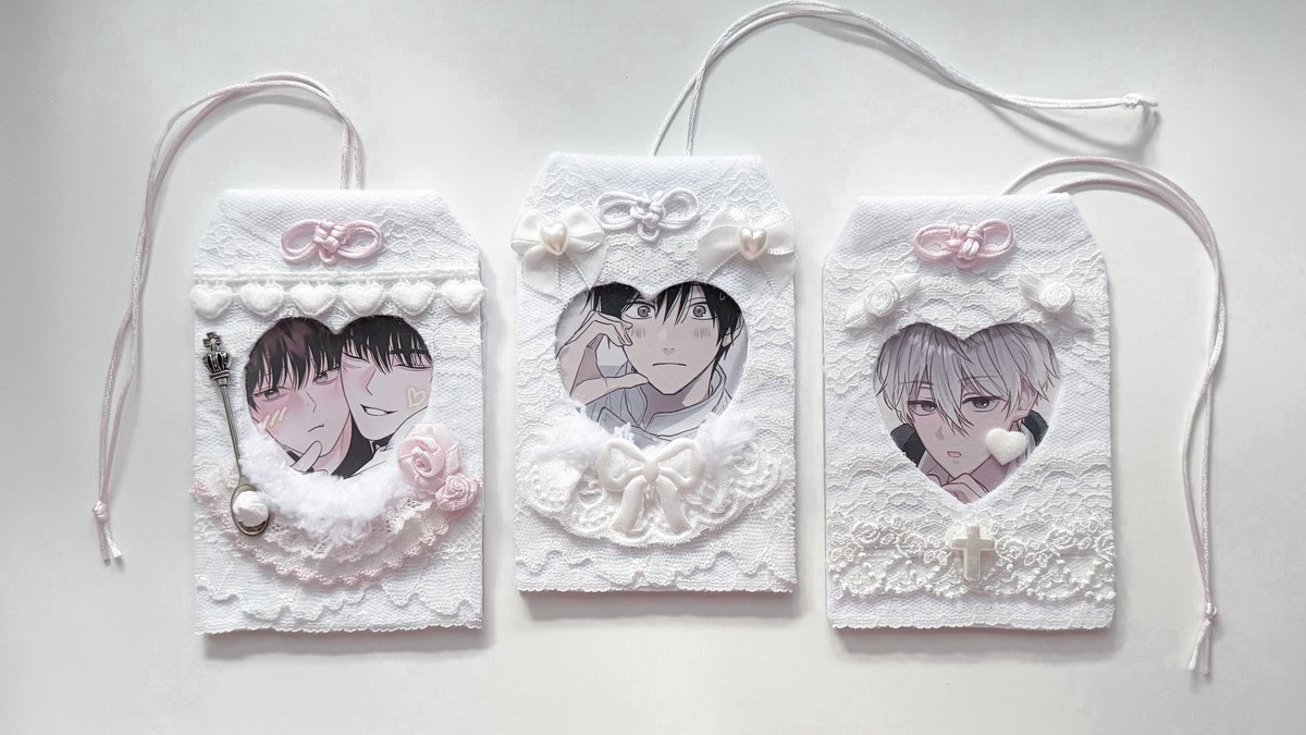 오마모리 홀더 .. ૮† 𓈒› ·̫ ‹𓈒♡