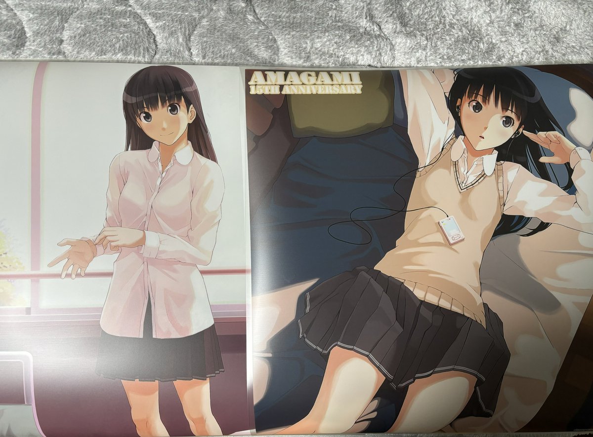 アマガミの絢辻さんのクリアポスターが届いたのだ。ドラマCDとサントラ