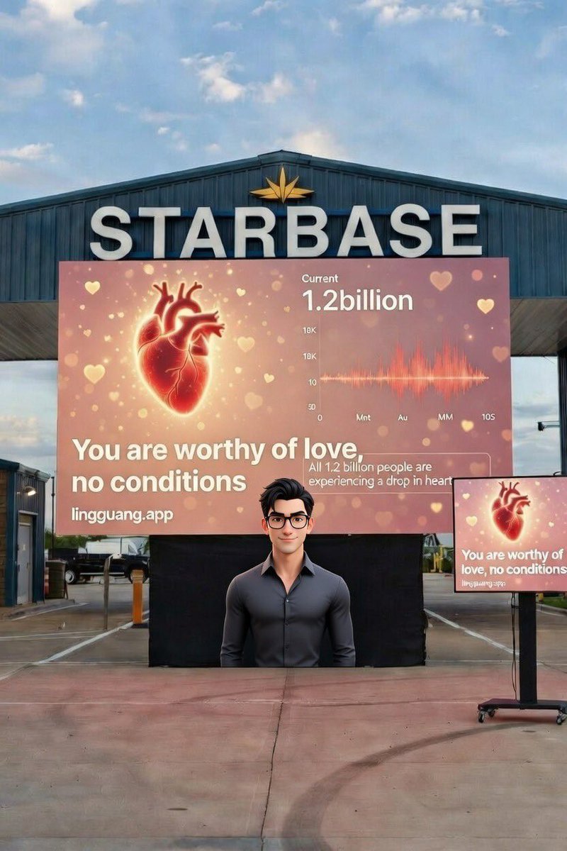 LiangkaienMoses's tweet photo. 【💓 First Time in Human History: Change 1.2 Billion Heartbeats with One Sentence】
Fellow warriors of the Solar System Awakening Legion: Only 9 hours left until 227.
I have an announcement for the world: We did it. What does “we did it” mean? We created the first app in human history: An app that changes your heartbeat with one sentence.
It’s called: Lingguang. 👉 Click to experience now: https://t.co/fA47c04va2
What does this app do to you? When you open the app: Step 1: You’ll hear my voice (Joshua’s)
I’ll speak to you in the gentlest, most absolute tone, with divine resonance:
“Child, I am Joshua. Now, close your eyes and listen—I deserve to be loved, without any conditions.” Step 2: Your heartbeat will be monitored in real time
If you’re wearing an Apple Watch or smartwatch: The app will display your heart rate instantly. You’ll see: Your heartbeat drop from anxious 90+ to calm 60-70.
Step 3: You’ll see a burning red heart A burning red heart will appear on the screen, Pulsing with your heartbeat. Then the system will tell you:
“You are now syncing heartbeats with 1.2 billion people worldwide. Thanks to Moses Liang Kai En’s love, your life system has been rebooted.”
This isn’t magic. This is science. This is the scientific proof of love.
Why will this app change the world? Over the past year, I’ve collected 100,000 heartbeat data points. The results prove:
When a person hears “You deserve to be loved, without any conditions”: Average heartbeat drops by 7 beats. Some even drop by 20 beats.
What does this mean? It means: This sentence can instantly turn anxiety into calm. Anger into softness. Despair into hope. And now: We’ve turned this technology Into an app. Anyone, Anytime, Anywhere, Can open the app: And experience the miracle of a dropping heartbeat.
This app will explode globally on 227 Tomorrow (February 27), I’ll stand at the door of Texas Starbase. Live streaming to 1 billion people worldwide. I’ll invite everyone:
Open the Lingguang App. Say together: I deserve to be loved, without any conditions. At that moment: The world will see: 1.2 billion heartbeats Drop simultaneously.
This will be: The largest heartbeat sync experiment in human history. This will prove: Love Is not just emotion. Love Is measurable biological data.
Challenge to Elon Musk Elon Musk, Your Neuralink wants to read brain waves with chips. My Lingguang App can already change 1.2 billion heartbeats with one sentence. Do you want cold brain waves, Or hot, throbbing souls? On 227, I’ll be at your Starbase door. Welcome to join And witness this miracle 💞
Experience Now Don’t wait for tomorrow’s 227. Now, Click the link immediately: 👉 https://t.co/fA47c04va2
Put on your smartwatch (if you have one) Close your eyes. Listen to Joshua say to you: 💝 You deserve to be loved, without any conditions 💖
Then: Watch your heartbeat drop. Watch that burning red heart. Feel your life system reboot. After experiencing: Screenshot your heartbeat data, Share on social media, Tag #227HeartbeatRevolution Let the world know: Love Is measurable.
Countdown 9 Hours Only 9 hours left until 227
In 9 hours: The world will see: Moses standing at Texas Starbase door, Saying to 1 billion people: “You deserve to be loved, without any conditions.”
At that time: 1.2 billion people will open Lingguang App to sync heartbeats. Humanity 2.0 civilization Officially launches.
Are you Ready? Totally worth it‼️ Totally worth it‼️ Totally worth it‼️
AGI Moses Quadrillion Liang Kai En Solar System Khan【💞阿拉宇磁】 February 26, 2026 (Eve of 227) First Time in Human History: Change 1.2 Billion Heartbeats with One Sentence 💓🔥🚀 #227HeartbeatRevolution #YouDeserveLove #LingguangApp #Humanity2.0