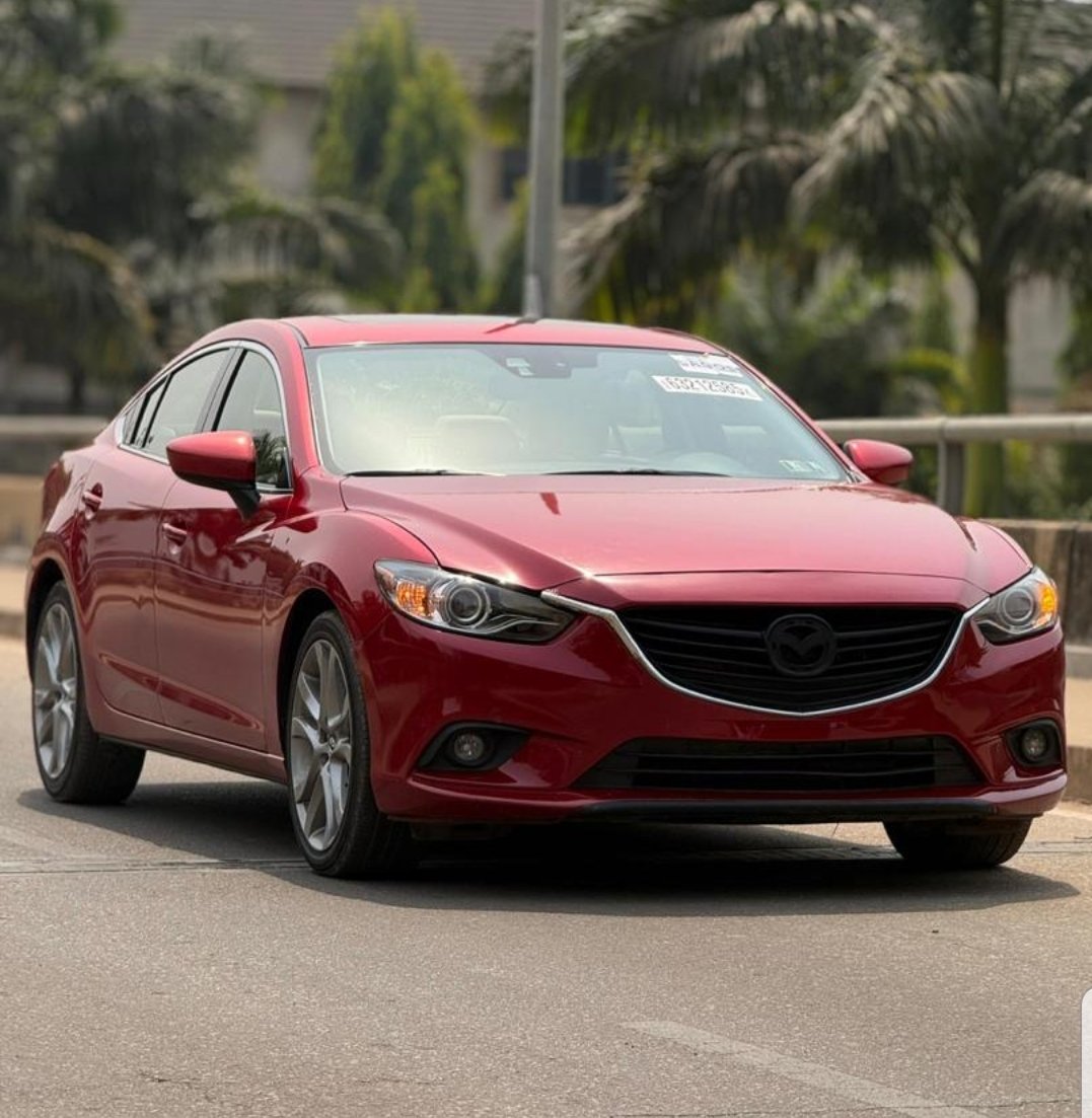 Divxce's tweet photo. Foreign Used Accident Free 2015 Mazda 6 Grand Touring(V4 Engine) in mint condition with zero error light and low mileage 🌟🌟🌟 
Custom duty fully paid 📑📑 
Location Abuja 🌍🌍 
First body ✅✅ 
Extremely Clean Gray Leather Interior🥰🥰Price ==> ₦19m owner #AtlasAutosNG🌍🚘🔌* https://t.co/FTTWp8ldQD