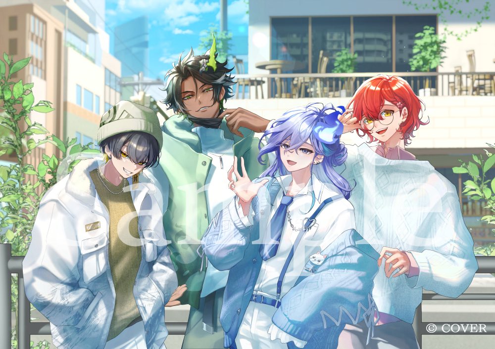 MsDt01__'s tweet photo. 【お知らせ】
この度「ホロスターズ ホワイトデーボイス2026 -Milky Veil-」にて 夜十神封魔さま、荒咬オウガさま、水無世燐央さま、花咲みやびさま のビジュアルを担当させていただきました！
よろしくお願いいたします💝 https://t.co/MLkI74eTQt