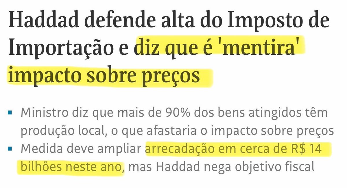 marinahelenabr's tweet photo. Inacreditável. Contraria até a lógica.

-Se o nacional já vendesse ao preço do importado, qual a utilidade de encarecer o importado?
-Se vão arrecadar R$ 14 bi, sai de quem? Do estrangeiro? Das empresas, como diz Janja?

Haddad sai confirmando que nunca deveria ter ido. https://t.co/3SXDrAVEOt