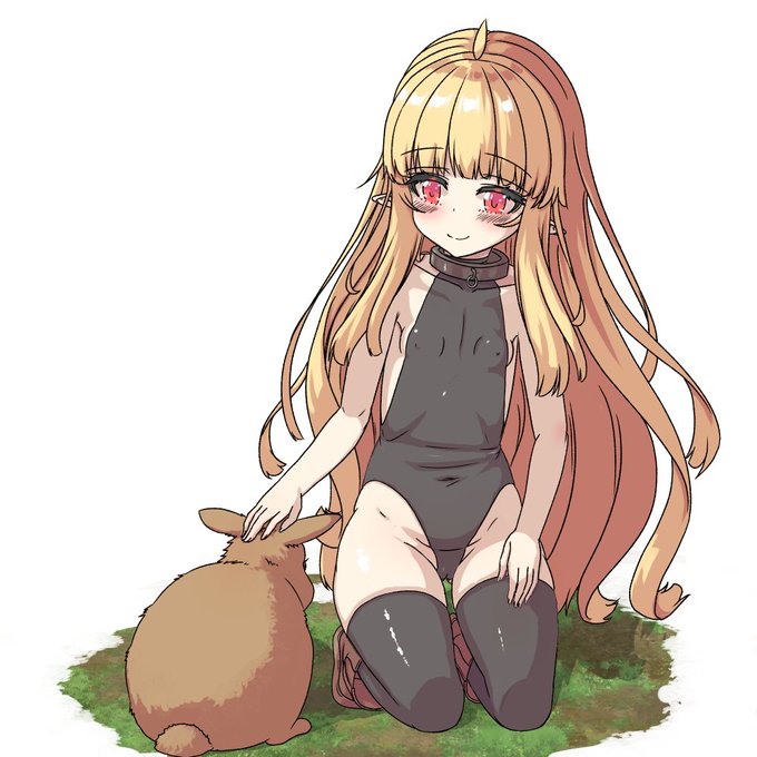 ウサギ撫でカットイン 