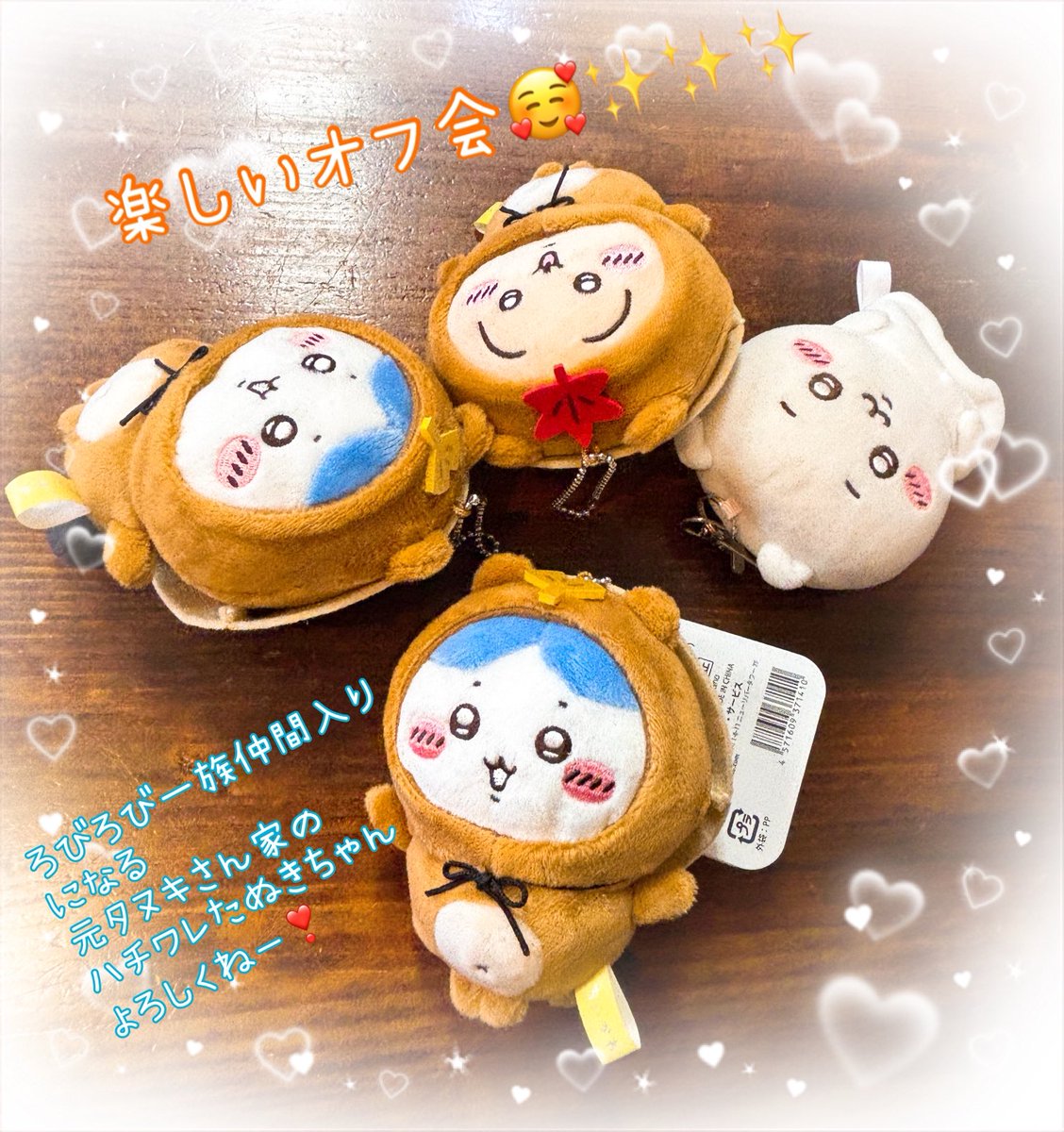 昨日は、FFのタヌキさんとたぬきちゃん達の交換会オフ会を開催しました