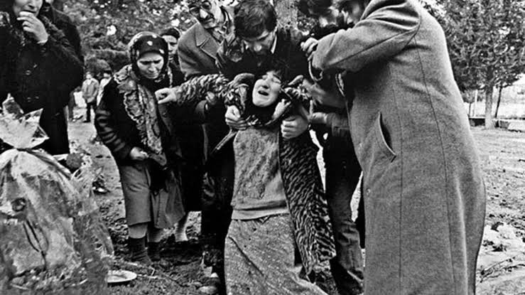 “Kanın donduğu, kalplerin durduğu, feryatların yükseldiği gece... Yani, sözün bittiği yer...”

Yüzyılın Soykırımı Hocalı 
Dr. Nazile Abbaslı

#HocalıKatliamı