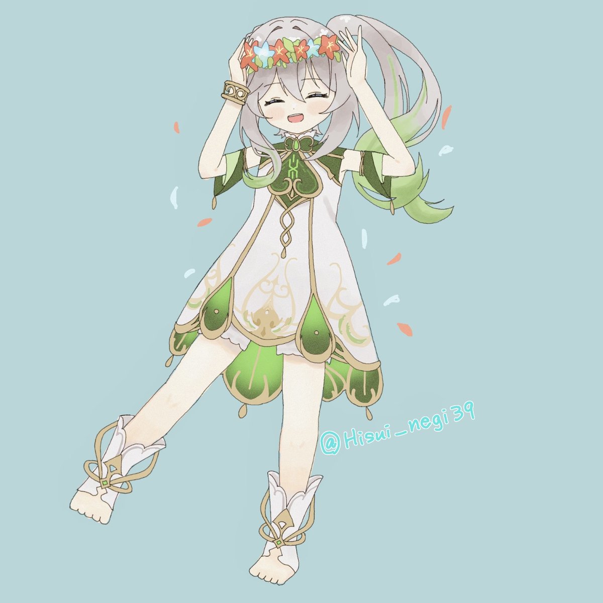 ナヒーダ、これからも幸せになるんだよ🌱
#原神 　#ナヒーダ
#GenshinImpact 　#nahida