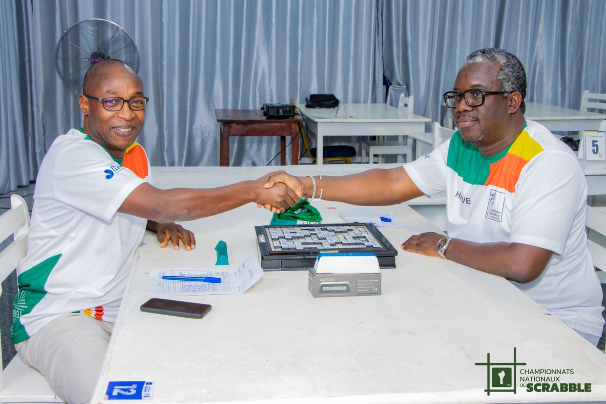 febescrabble's tweet photo. #CNS2026 - Classique : DJIBRIL Moussa-Fils champion pour la 2e année de suite 🏆 !
Finale identique à 2025, issue identique. Moussa-Fils DJIBRIL bat Hervé BONI 3-1 et conserve son titre de champion national au Scrabble classique.

Récit complet par ici :👇
https://t.co/91l6jeC2kn https://t.co/oJpvfQTd0y