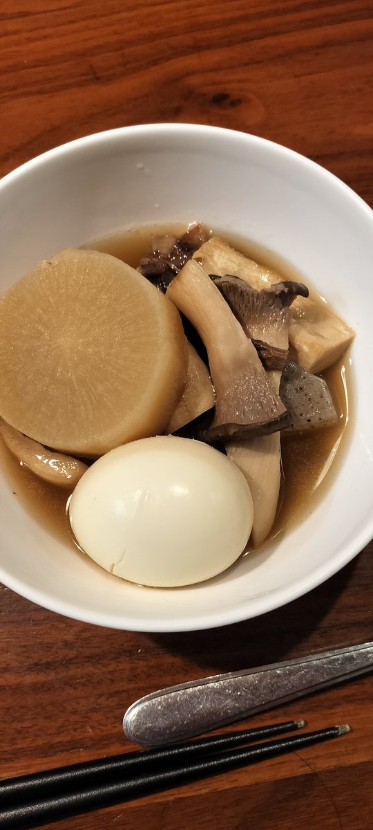 おでんにエリンギ😋美味しそうですね🍄♡🐰